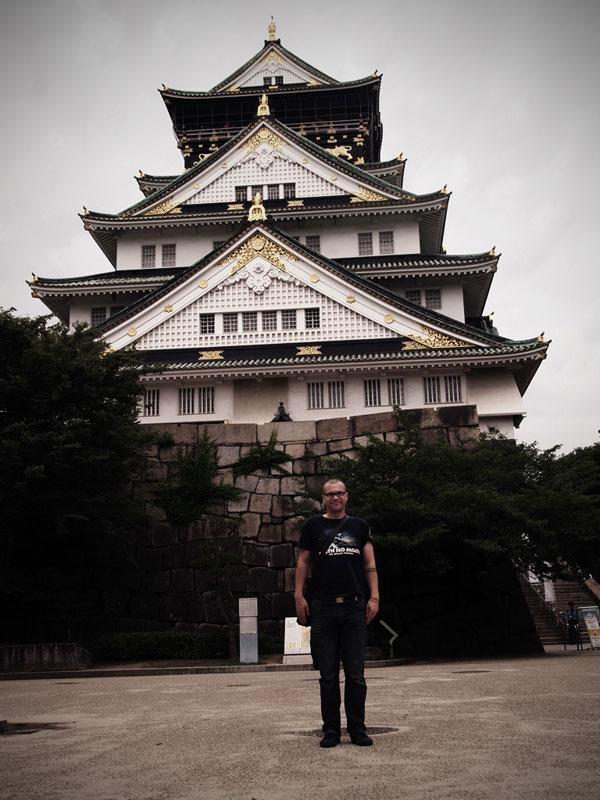 Me at Osaka Castle Me as Osaka Castle